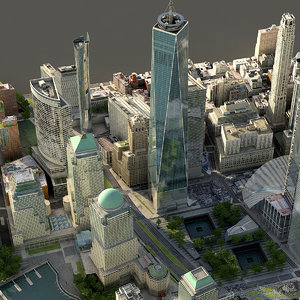 New York City Skyline 3D Models for Download | TurboSquid