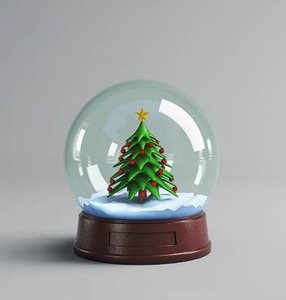 snow globe 3D model