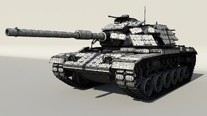 3D hi tank m60
