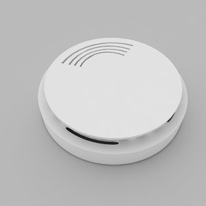 smoke detector 3D model