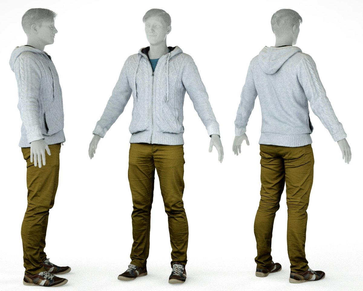 3D male clothing outfit - TurboSquid 1329710