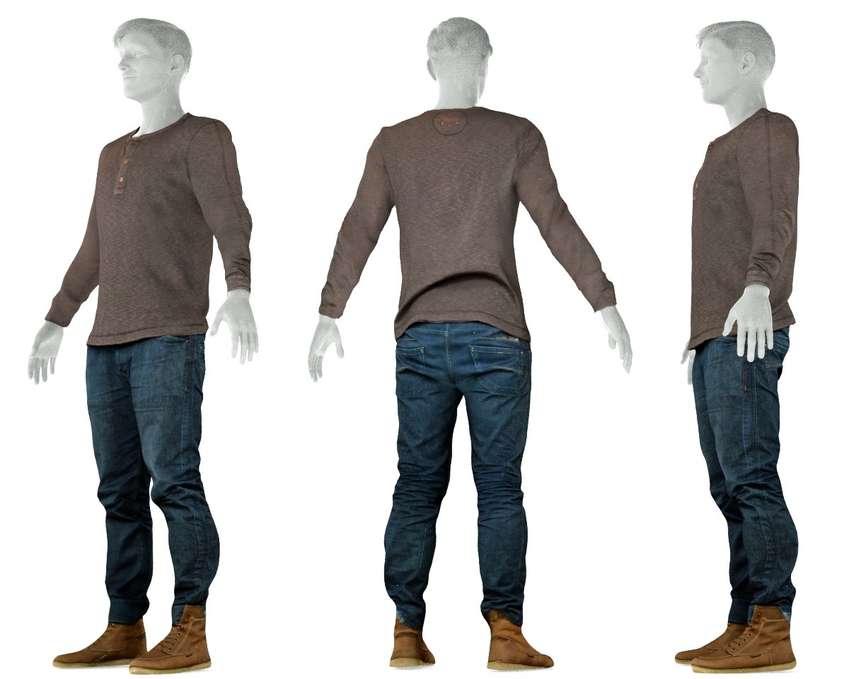 3D male clothing outfit - TurboSquid 1329715