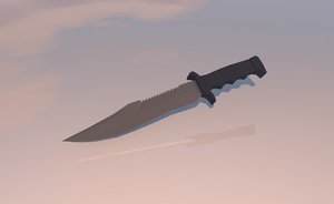 3D model knife