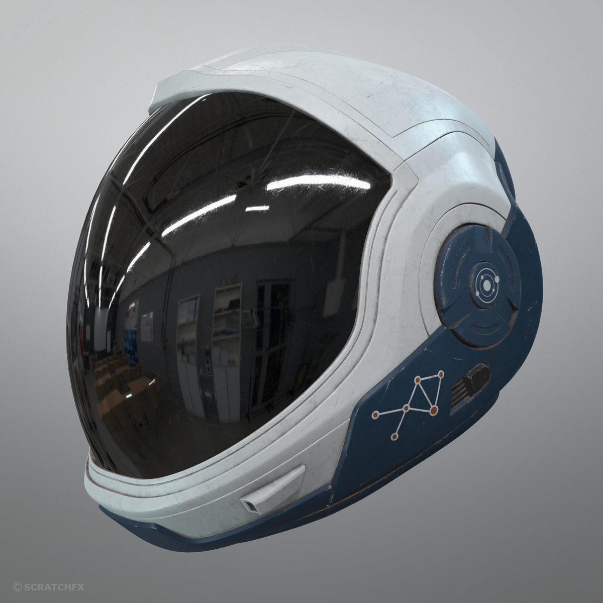 Astronaut helmet stargazer model - TurboSquid 1329945