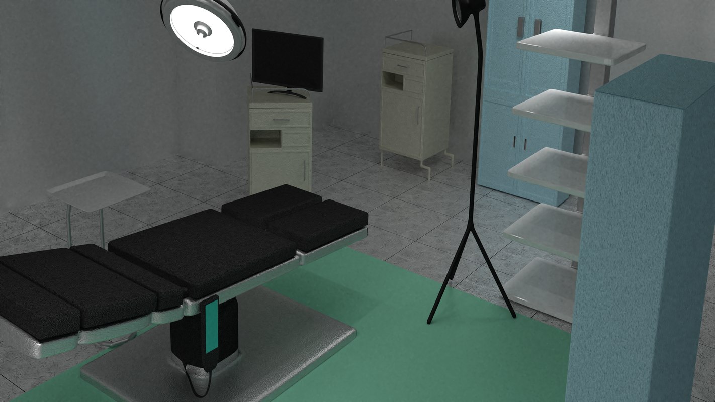 3D operating theatre model - TurboSquid 1329968