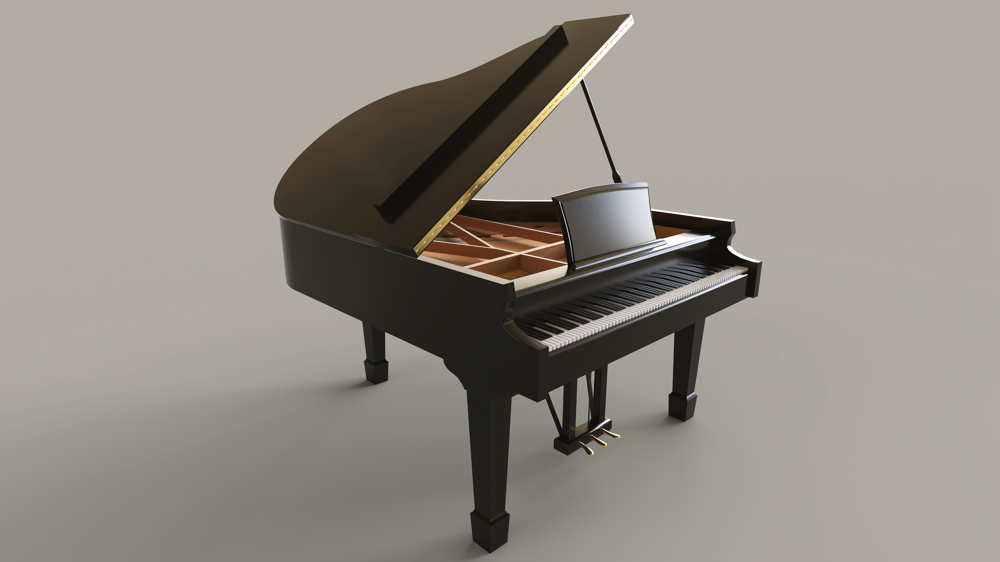 大钢琴3d模型