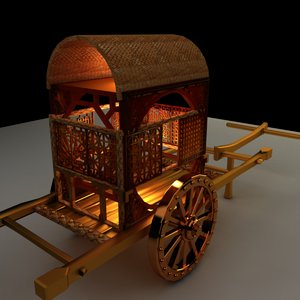 chinese carriage 3D model
