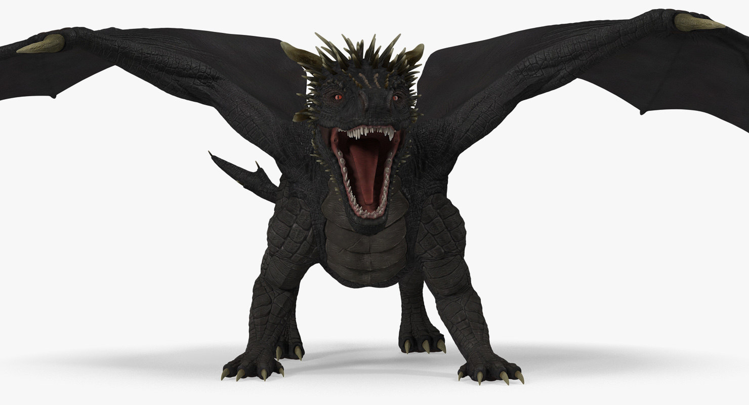 Dragon attacking pose 3D model - TurboSquid 1330078