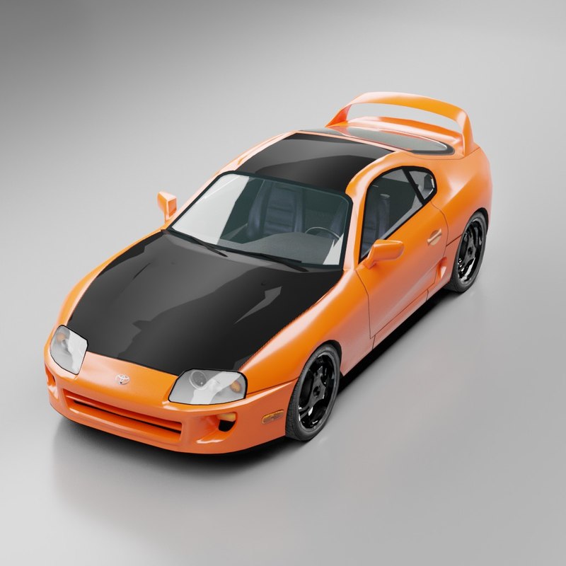 Toyota supra 3d model