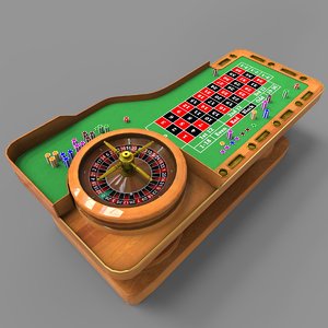 roulette 3D model