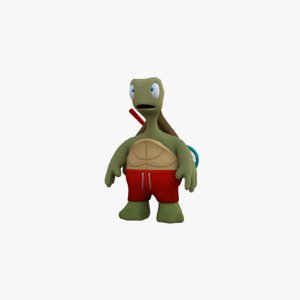 3D turtle cartoon toon