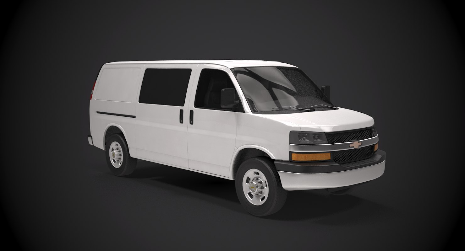 3D chevy express slide doors - TurboSquid 1330503