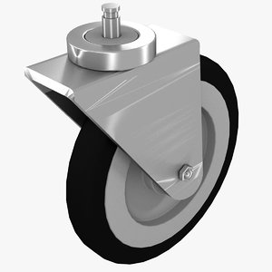 3D caster wheel