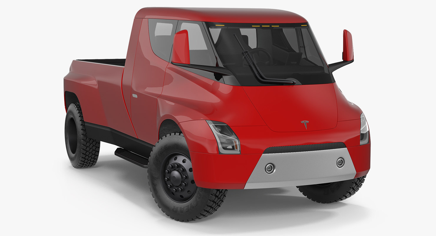 Tesla electric pickup concept 3D model - TurboSquid 1330667