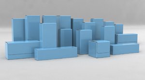 package pack box 3D model