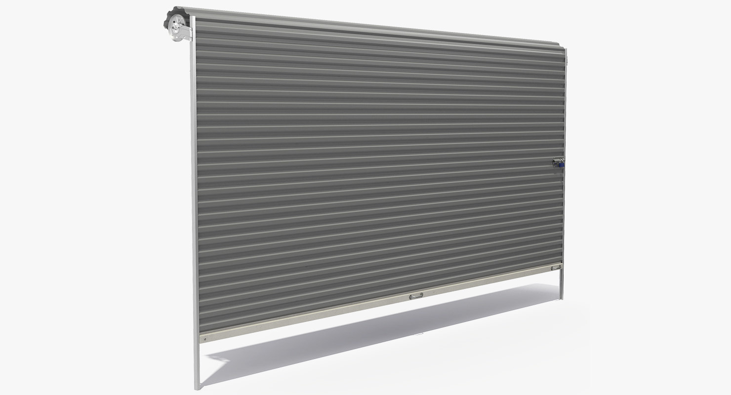 3d Commercial Industrial Garage Rolling Model - Turbosquid 1330713