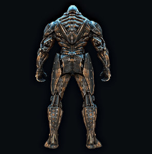 super hero titan 3D model