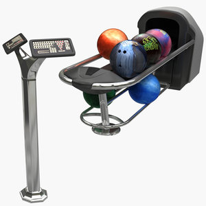 3D model bowling return