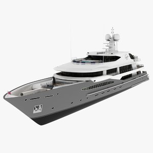 imagine yacht amels 3D model