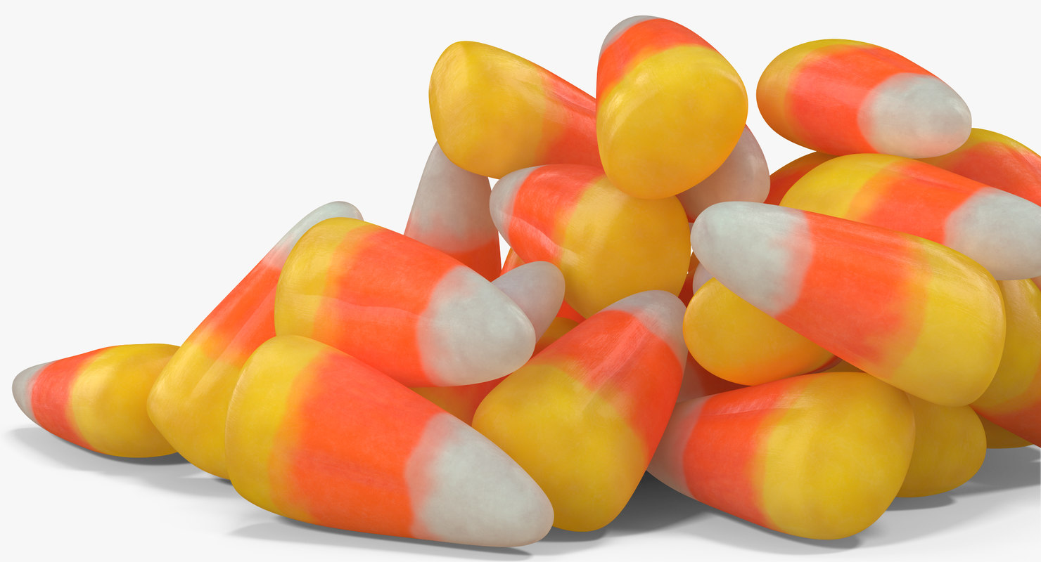 Candy corn 2 3D model TurboSquid 1330974