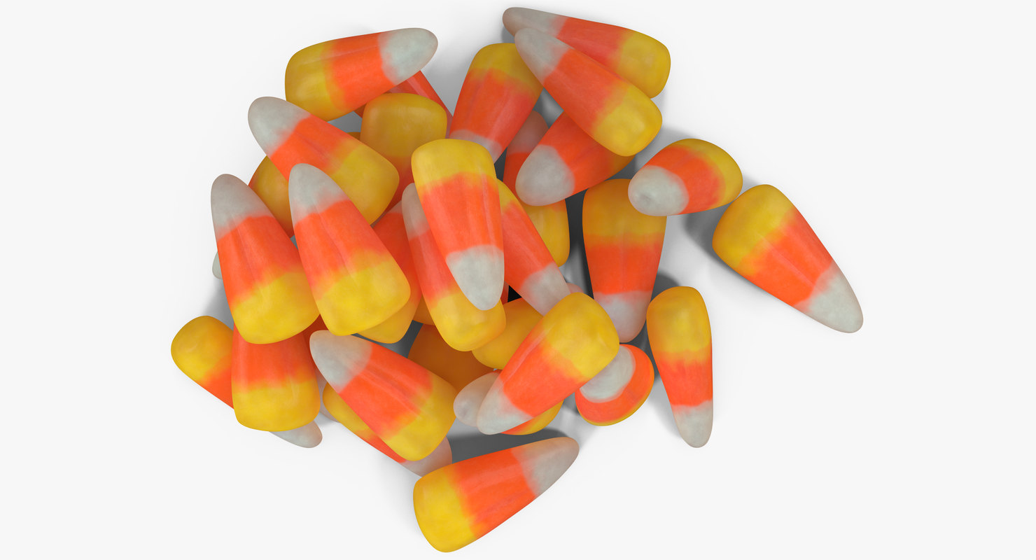 Candy corn 2 3D model TurboSquid 1330974