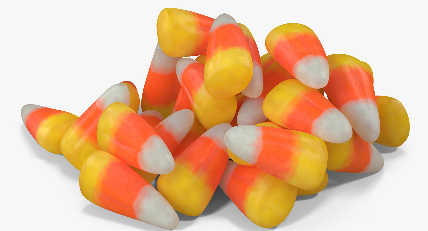 Candy corn 2 3D model TurboSquid 1330974