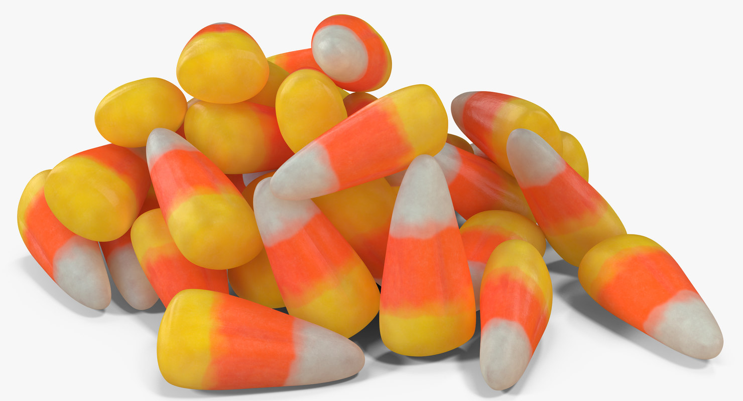 Candy corn 2 3D model TurboSquid 1330974