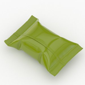 candy wrapper v4 3D model