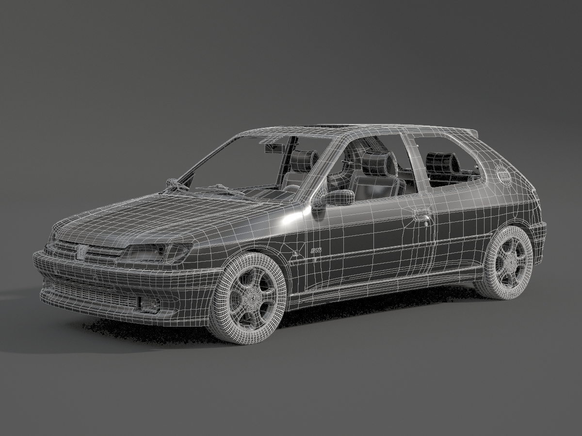 306 Models Peugeot 306 s16 3D model - TurboSquid 1331103