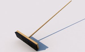broom 3D model