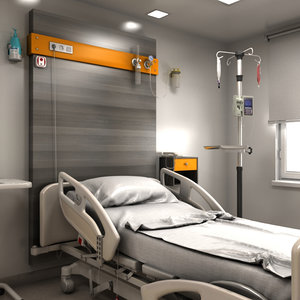 3D hospital room