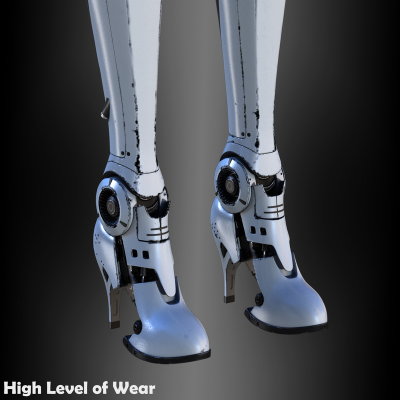 3D female robot model - TurboSquid 1331220