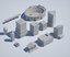 minimal city building pack 3D model