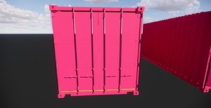 container standard iso 20 3D model