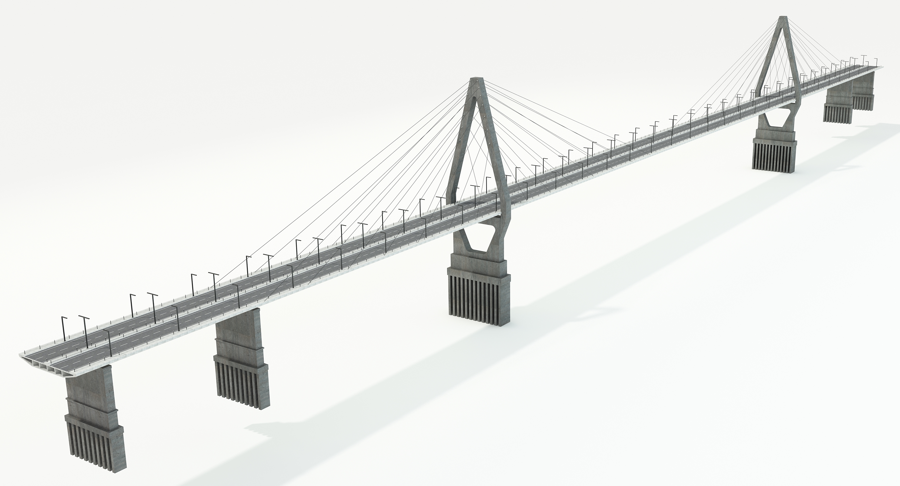 桥模型3d模型