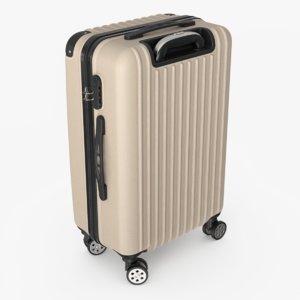 3D trolley suitcase
