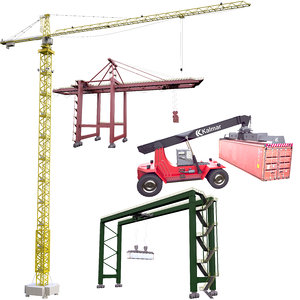3D cranes stacker model