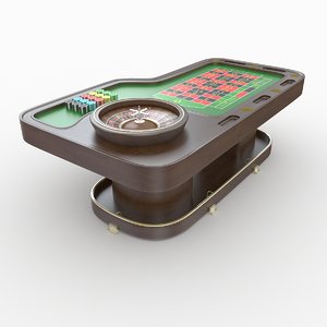 3D roulette table