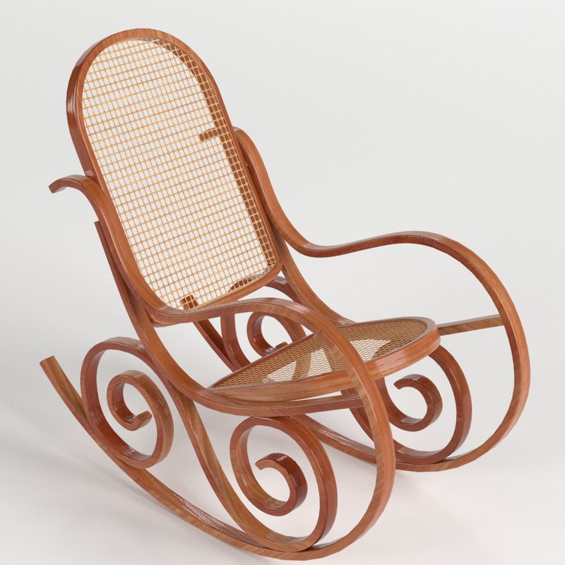 Rocking chair 3d model free