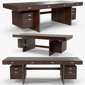 drawers table - 3D