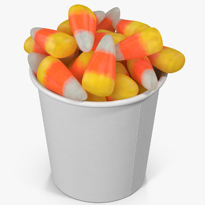 3D candy corn cup