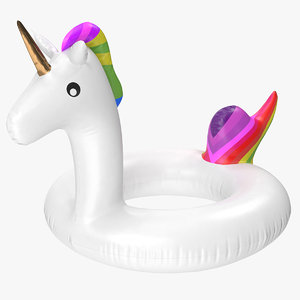 3D inflated unicorn