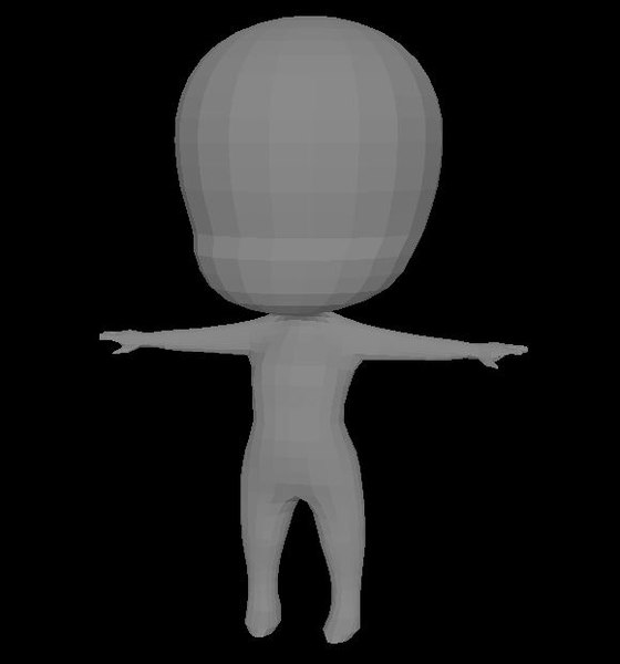 3D base character