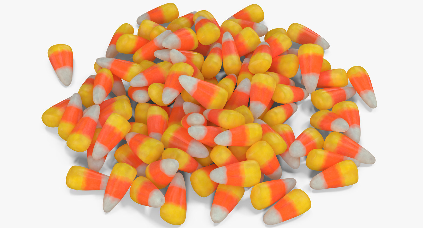 Candy corn 3 3D model TurboSquid 1332103