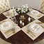3D tableware table chairs