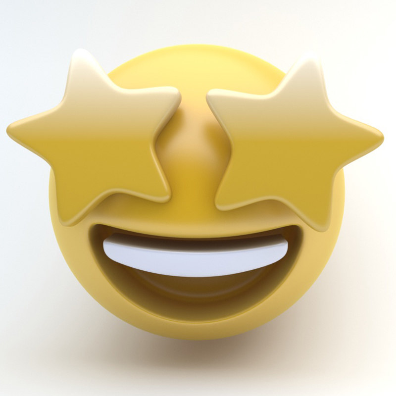 3D model emoji stars - TurboSquid 1332324