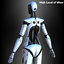 3D female robot