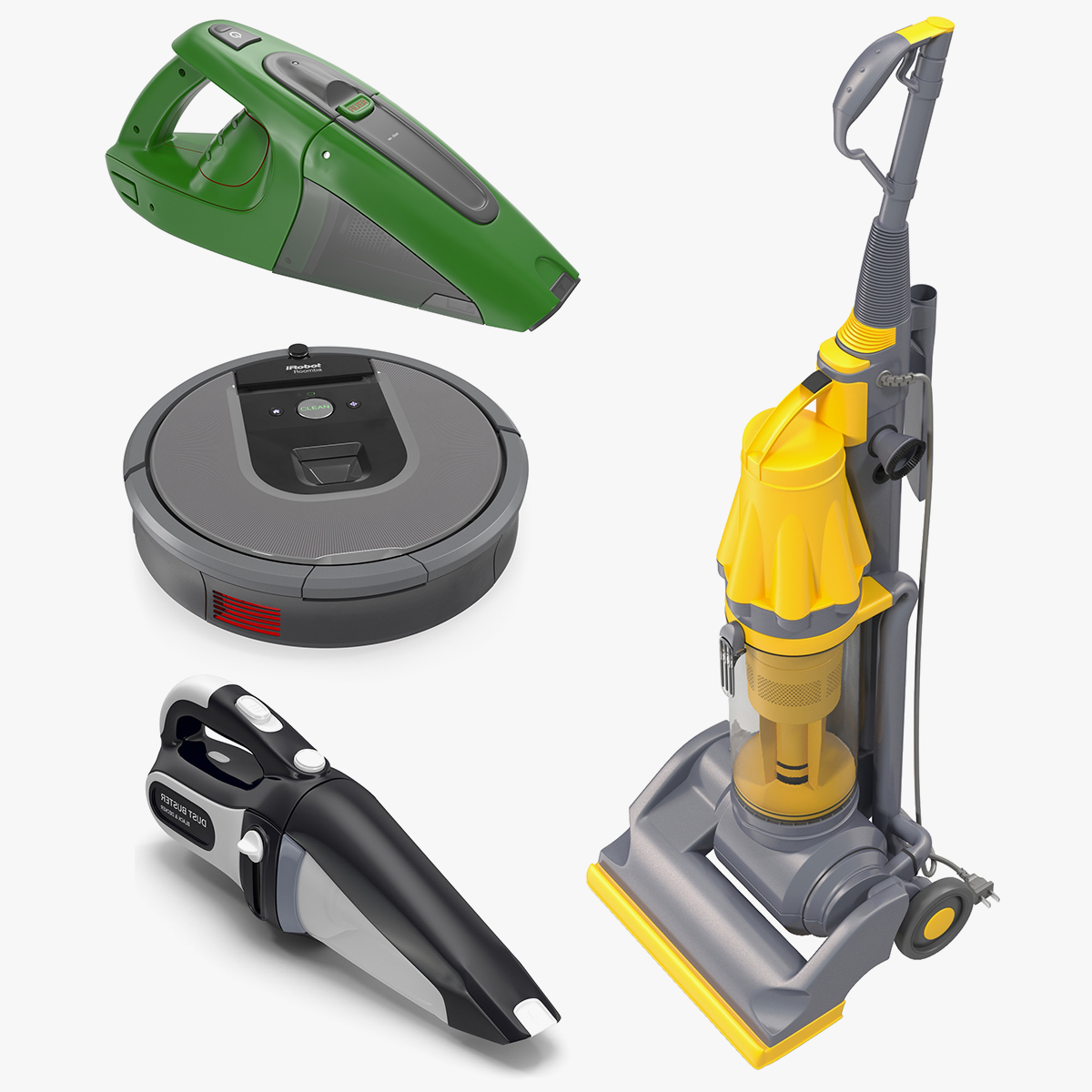 Vacuum cleaners 3 cleaning 3D - TurboSquid 1332380