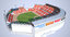 3D model stadium football arena