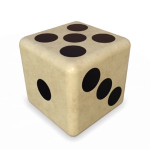 3D model bone dice